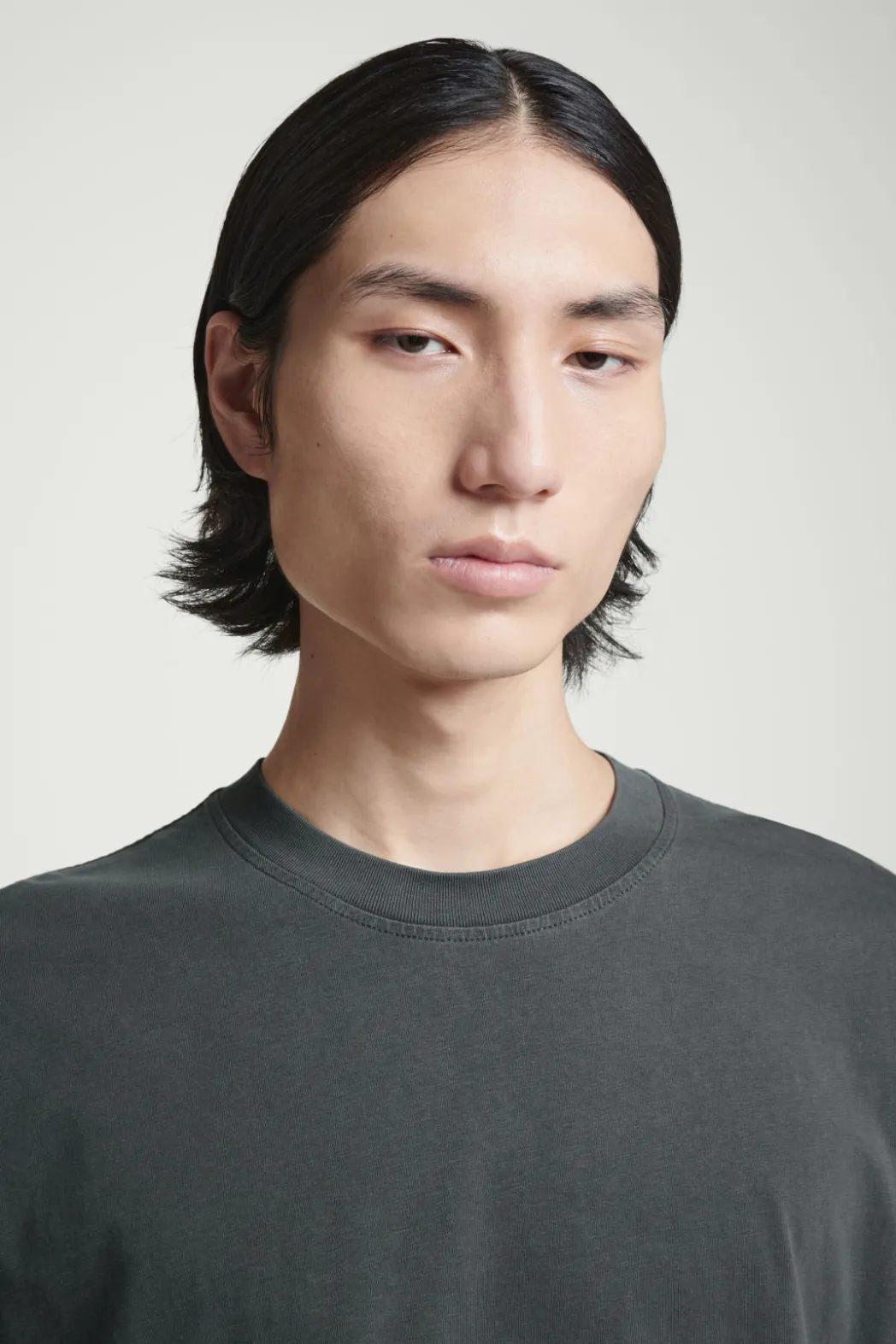 Best COS OVERSIZED COTTON T-SHIRT BLACK