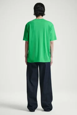 Best COS OVERSIZED COTTON T-SHIRT GREEN