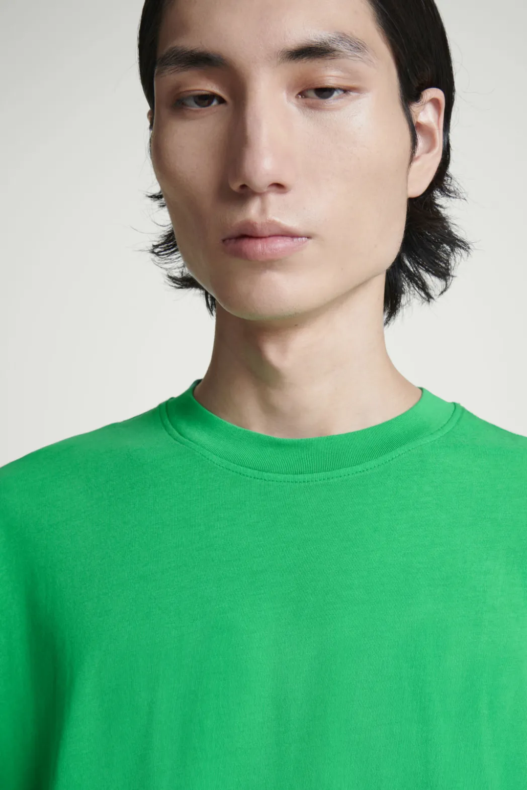 Best COS OVERSIZED COTTON T-SHIRT GREEN