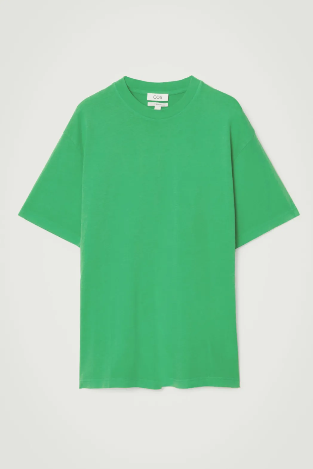 Best COS OVERSIZED COTTON T-SHIRT GREEN