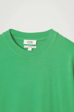 Best COS OVERSIZED COTTON T-SHIRT GREEN