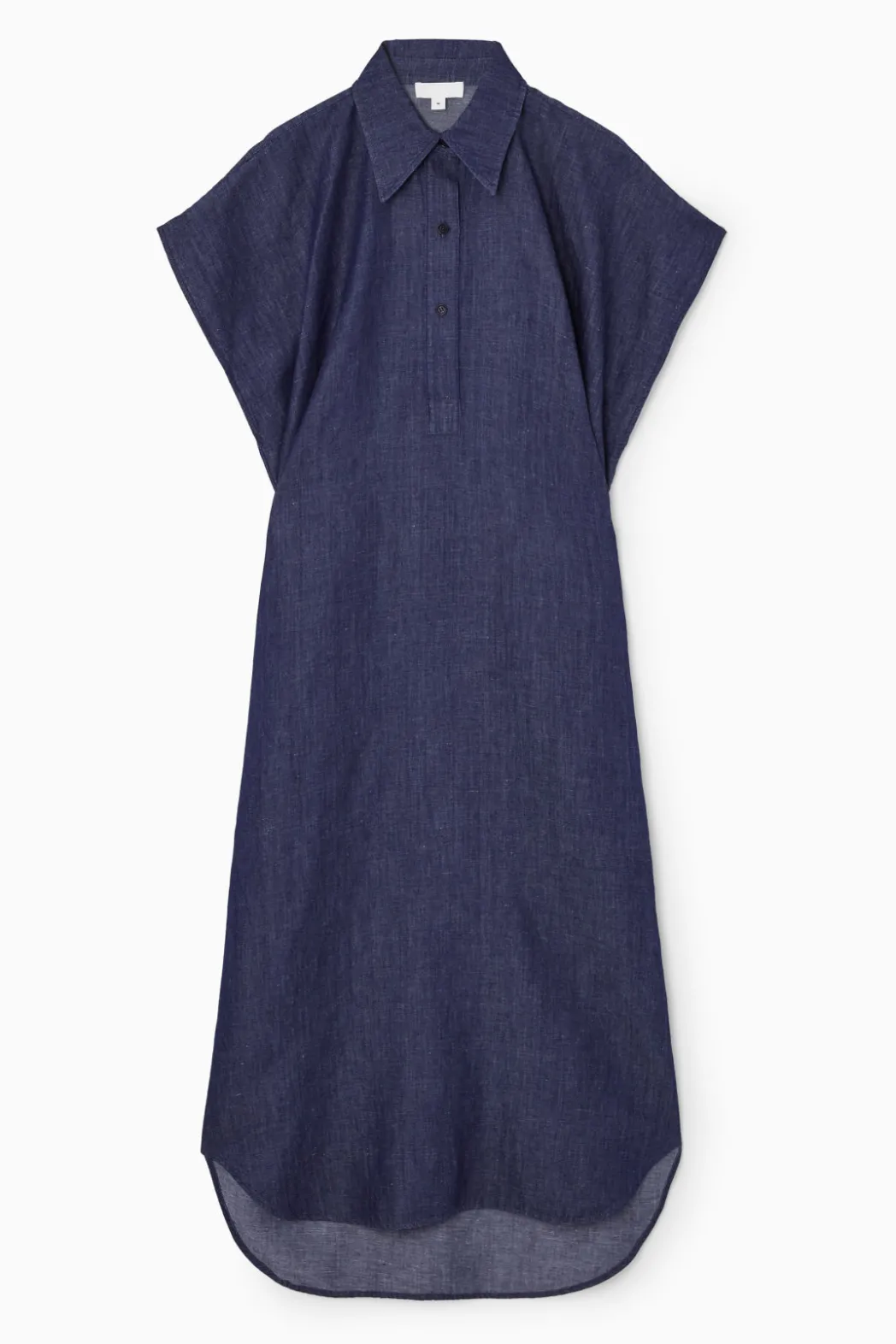 Outlet COS OVERSIZED DENIM MIDI SHIRT DRESS INDIGO