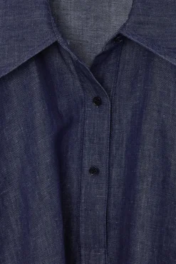 Outlet COS OVERSIZED DENIM MIDI SHIRT DRESS INDIGO