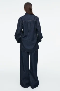 Sale COS OVERSIZED DENIM SHIRT INDIGO