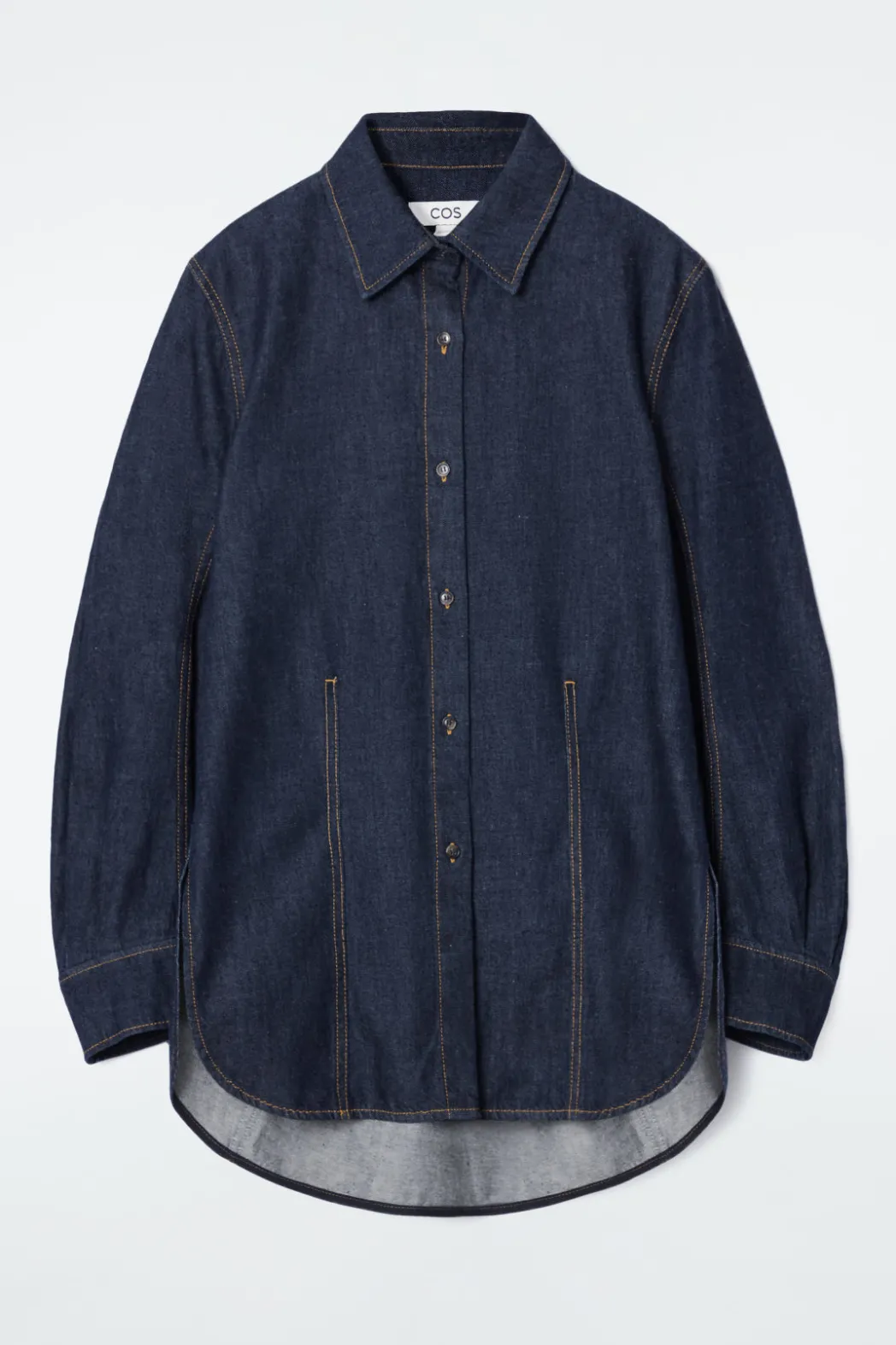 Sale COS OVERSIZED DENIM SHIRT INDIGO