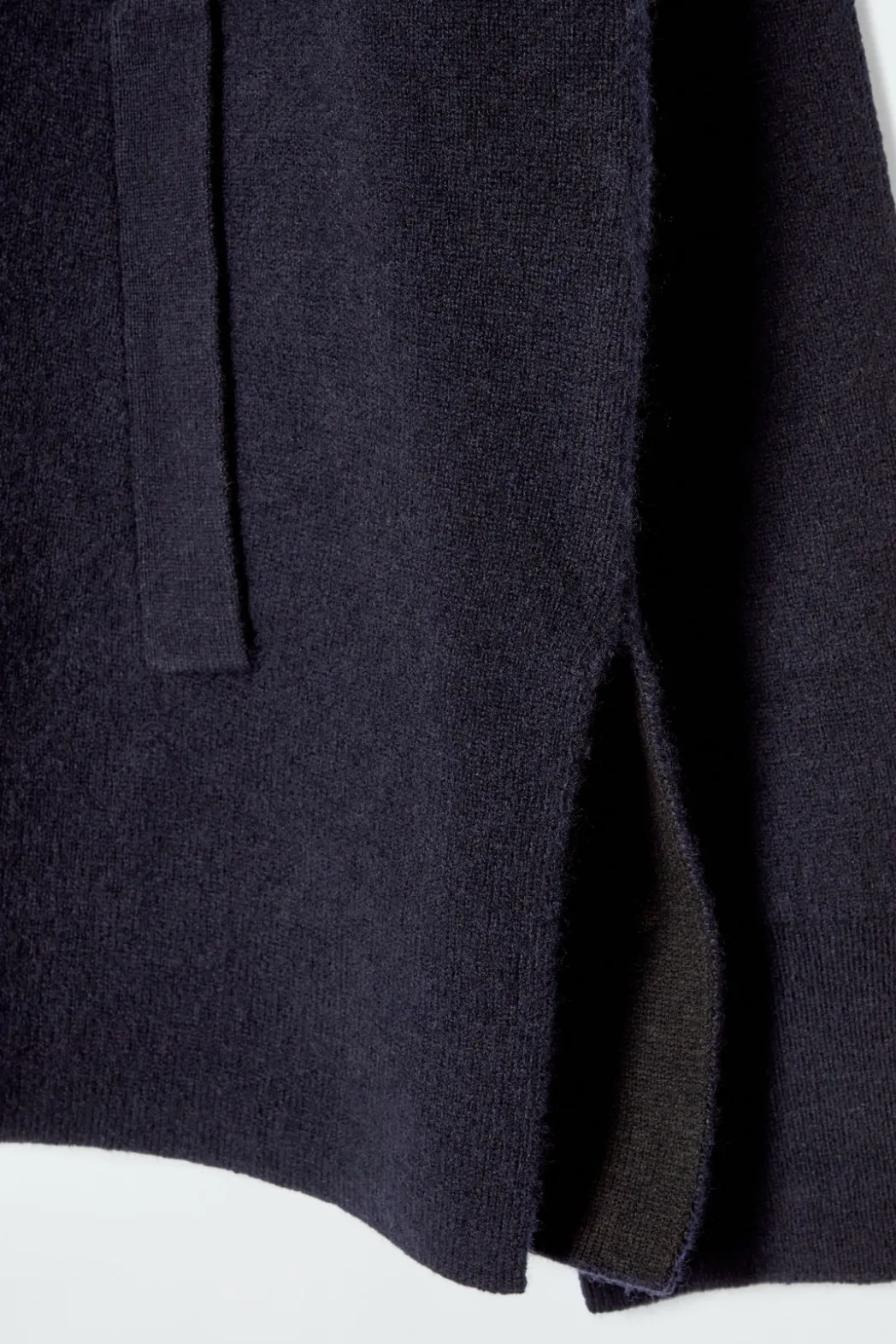 Hot COS OVERSIZED DOUBLE-FACED WOOL HOODIE NAVY