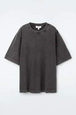 COS OVERSIZED FADED T-SHIRT BLACK