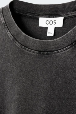 COS OVERSIZED FADED T-SHIRT BLACK