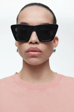 Discount COS OVERSIZED FADED T-SHIRT DUSTY PINK