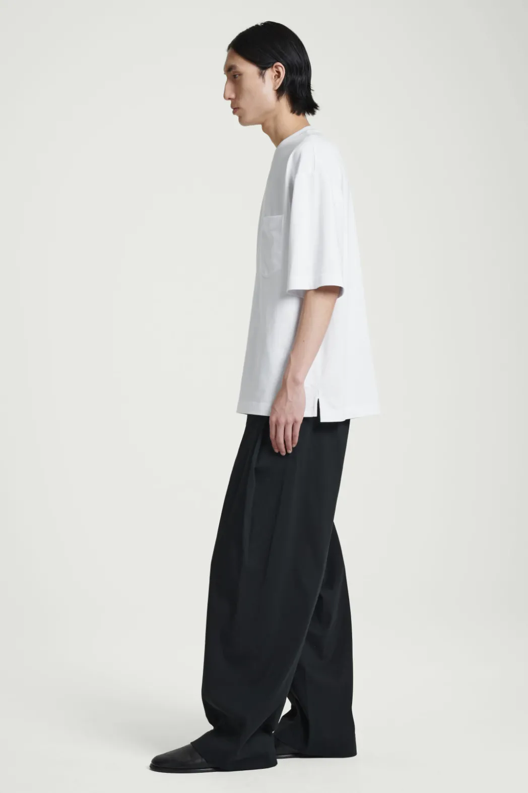 Hot COS OVERSIZED HEAVYWEIGHT COTTON T-SHIRT WHITE