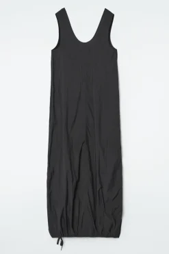 Online COS OVERSIZED PARACHUTE MAXI DRESS BLACK