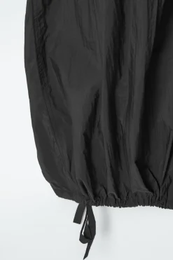 Online COS OVERSIZED PARACHUTE MAXI DRESS BLACK