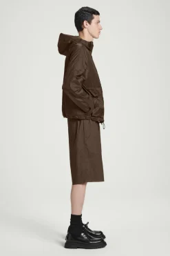 Online COS OVERSIZED PARACHUTE NYLON UTILITY JACKET BROWN