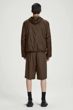Online COS OVERSIZED PARACHUTE NYLON UTILITY JACKET BROWN