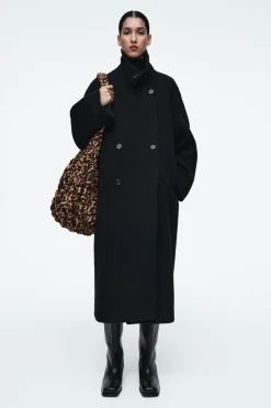 Outlet COS OVERSIZED QUILTED CROSSBODY LEOPARD