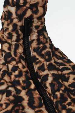 Outlet COS OVERSIZED QUILTED CROSSBODY LEOPARD