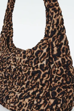 Outlet COS OVERSIZED QUILTED CROSSBODY LEOPARD