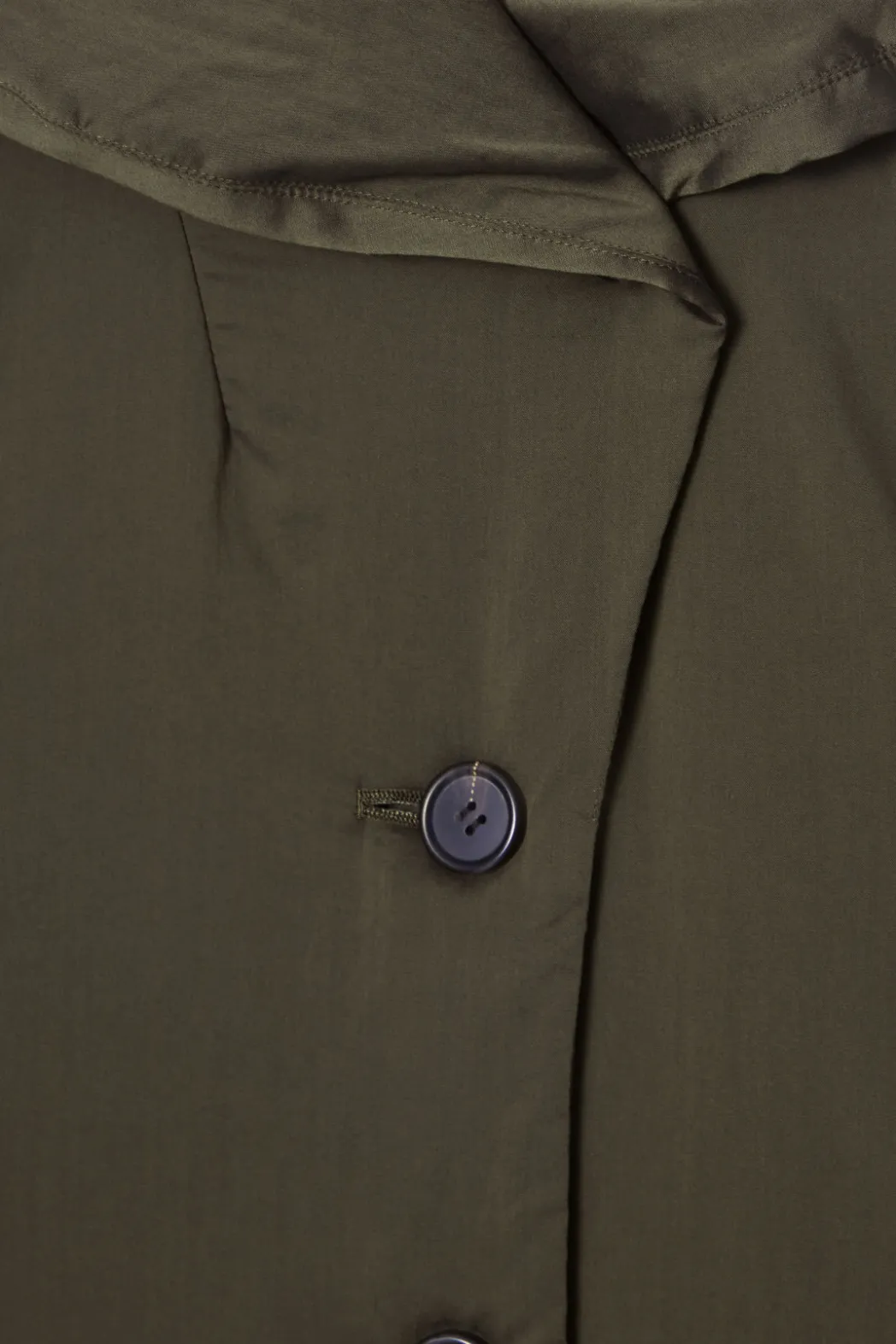 Best COS OVERSIZED SHAWL-COLLAR PADDED COAT KHAKI