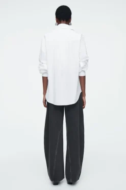 Best COS OVERSIZED TAILORED SHIRT WHITE