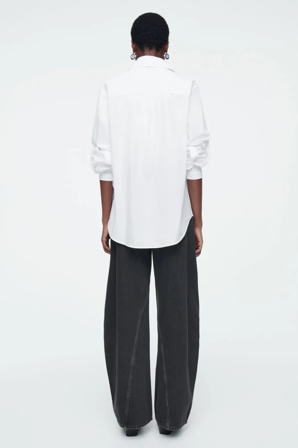 Best COS OVERSIZED TAILORED SHIRT WHITE