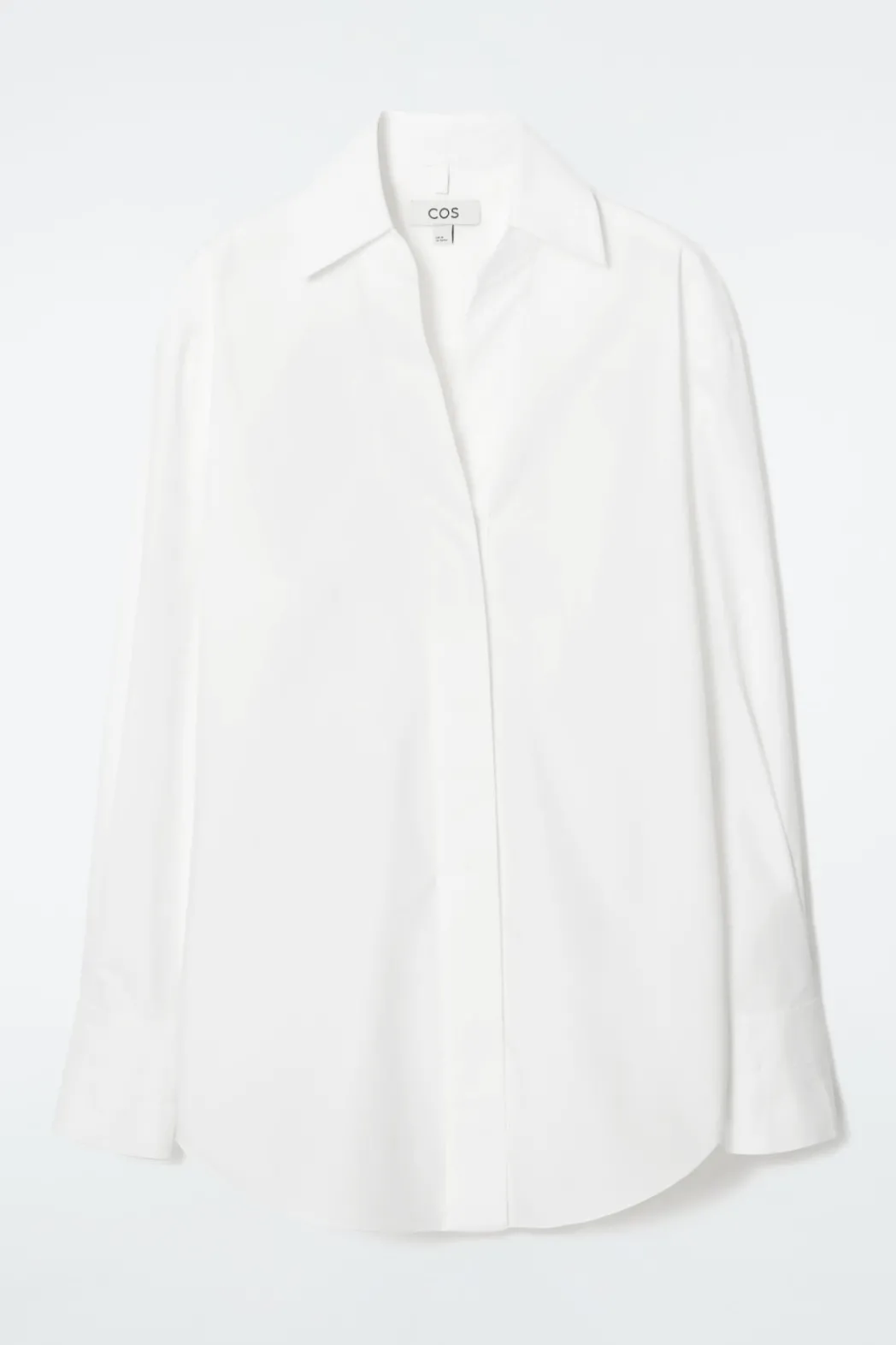 Hot COS OVERSIZED TIE-WAIST SHIRT WHITE