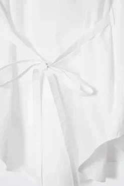 Hot COS OVERSIZED TIE-WAIST SHIRT WHITE