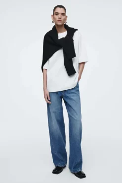 Hot COS OVERSIZED T-SHIRT WHITE