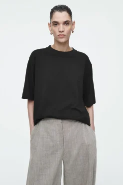 Clearance COS OVERSIZED T-SHIRT BLACK