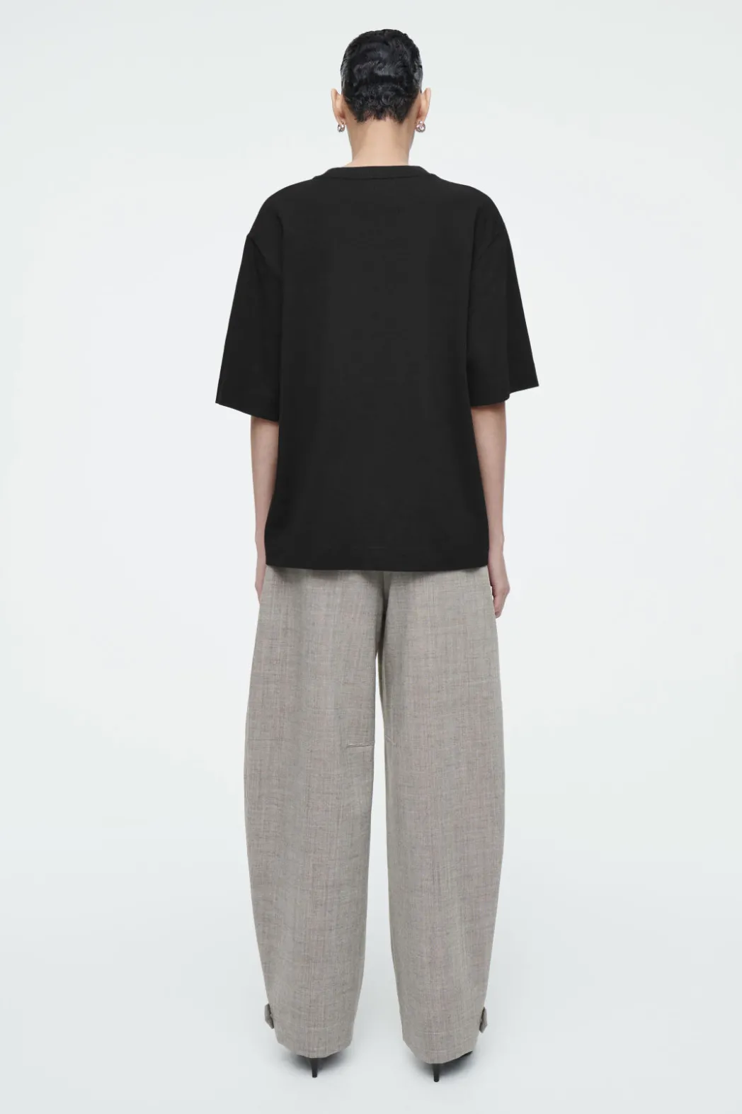 Clearance COS OVERSIZED T-SHIRT BLACK