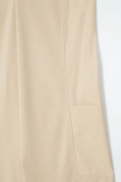 Online COS OVERSIZED V-NECK JUMPSUIT BEIGE