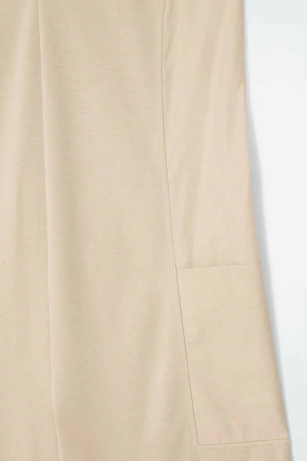 Online COS OVERSIZED V-NECK JUMPSUIT BEIGE