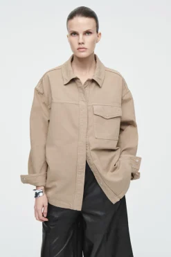 COS OVERSIZED WORKWEAR OVERSHIRT KHAKI