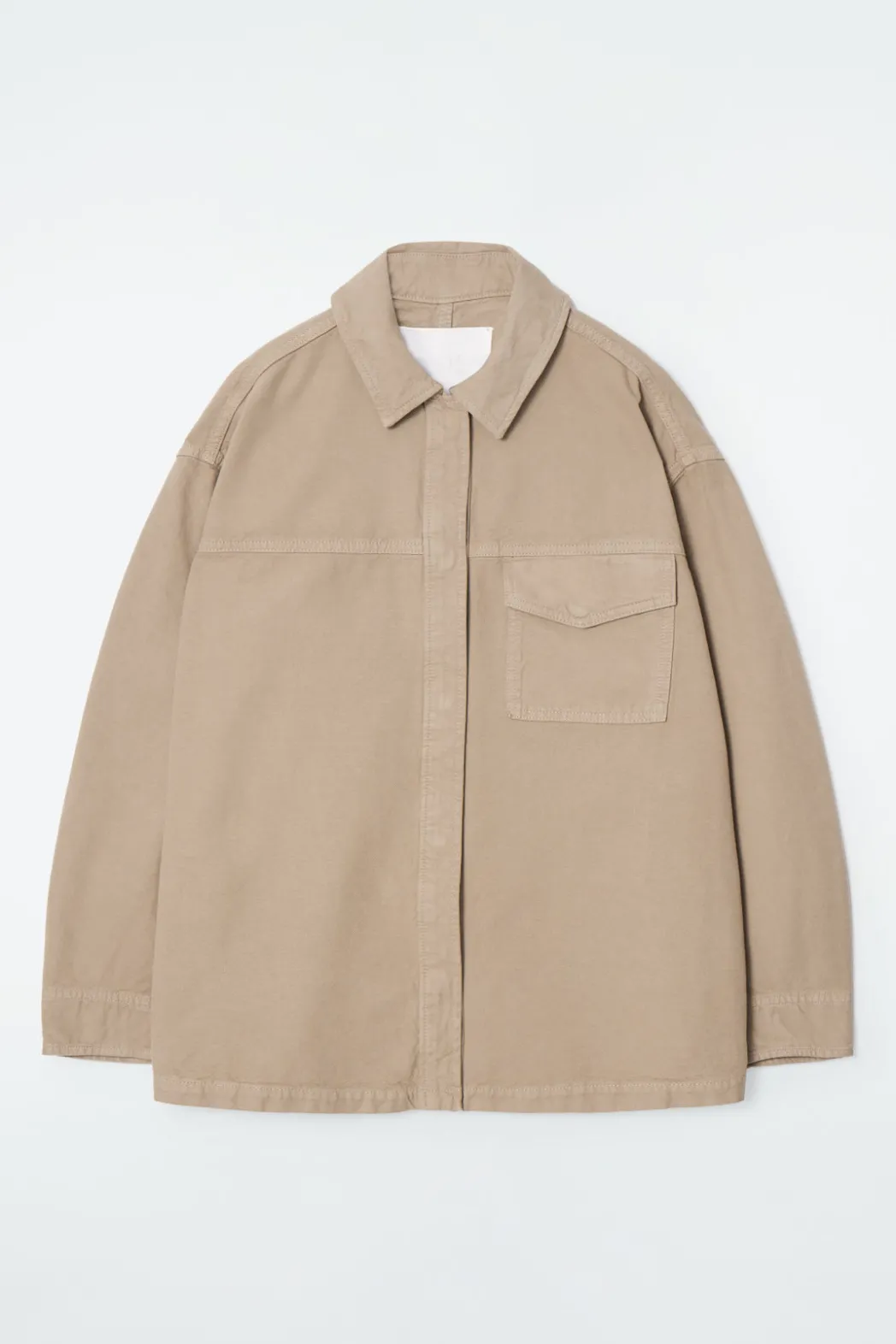 COS OVERSIZED WORKWEAR OVERSHIRT KHAKI