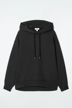 Hot COS OVRESIZED JERSEY HOODIE BLACK