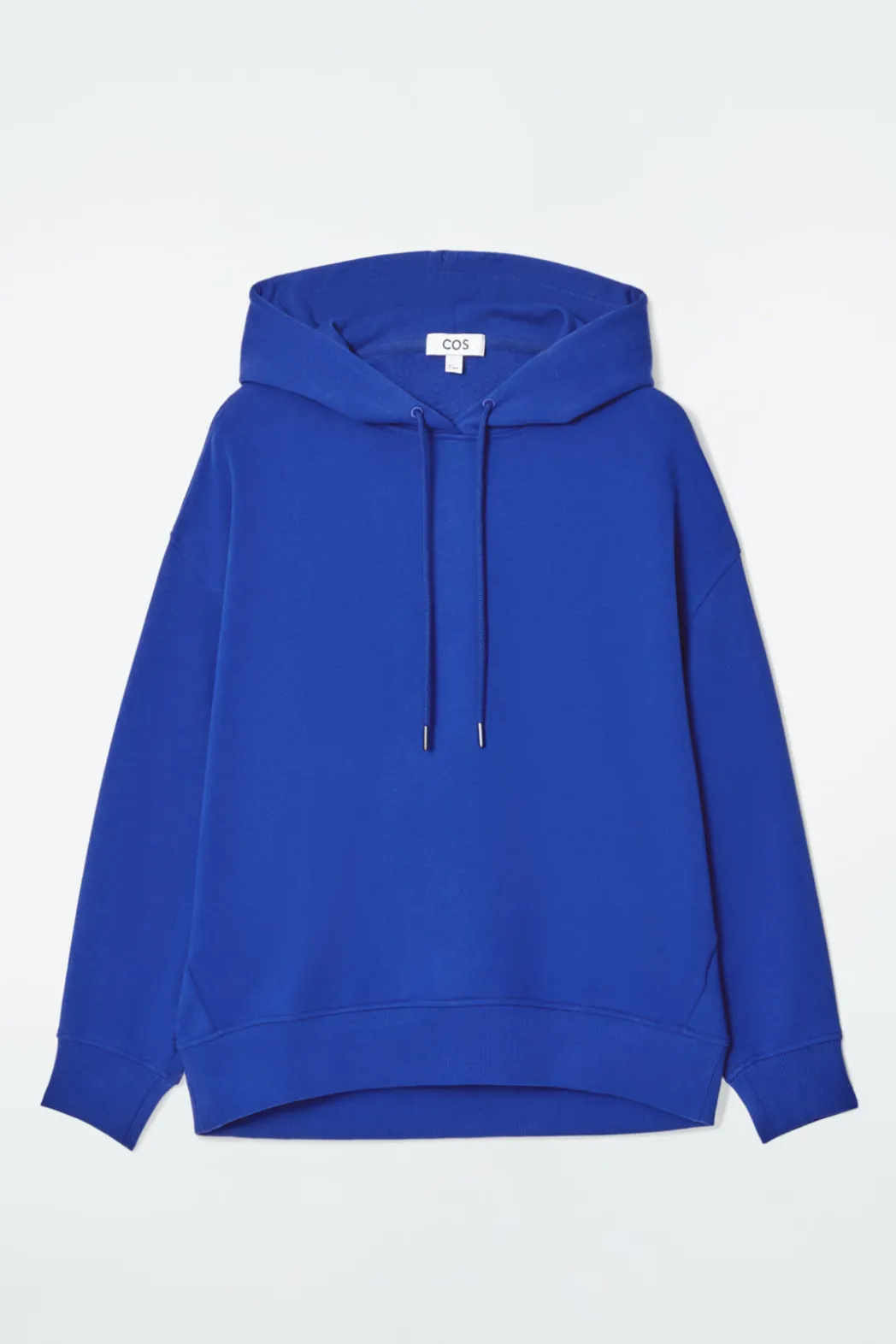 Hot COS OVRESIZED JERSEY HOODIE COBALT BLUE
