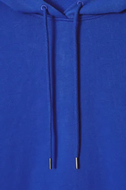 Hot COS OVRESIZED JERSEY HOODIE COBALT BLUE