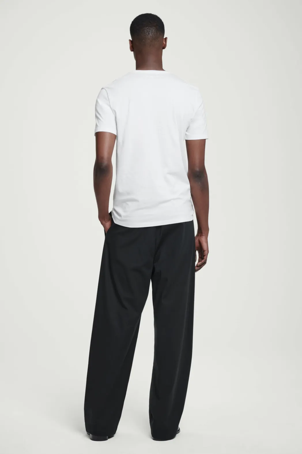 New COS 3-PACK REGULAR COTTON T-SHIRTS white
