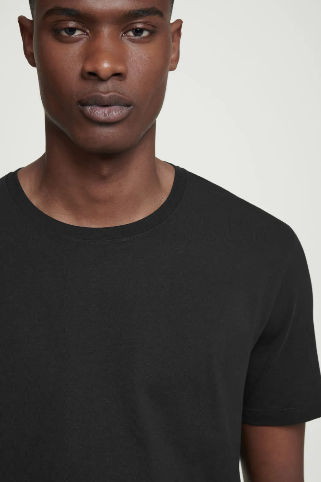 Sale COS 3-PACK REGULAR COTTON T-SHIRTS black