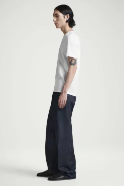 Discount COS 3-PACK REGULAR COTTON T-SHIRTS NAVY / GRAY / WHITE
