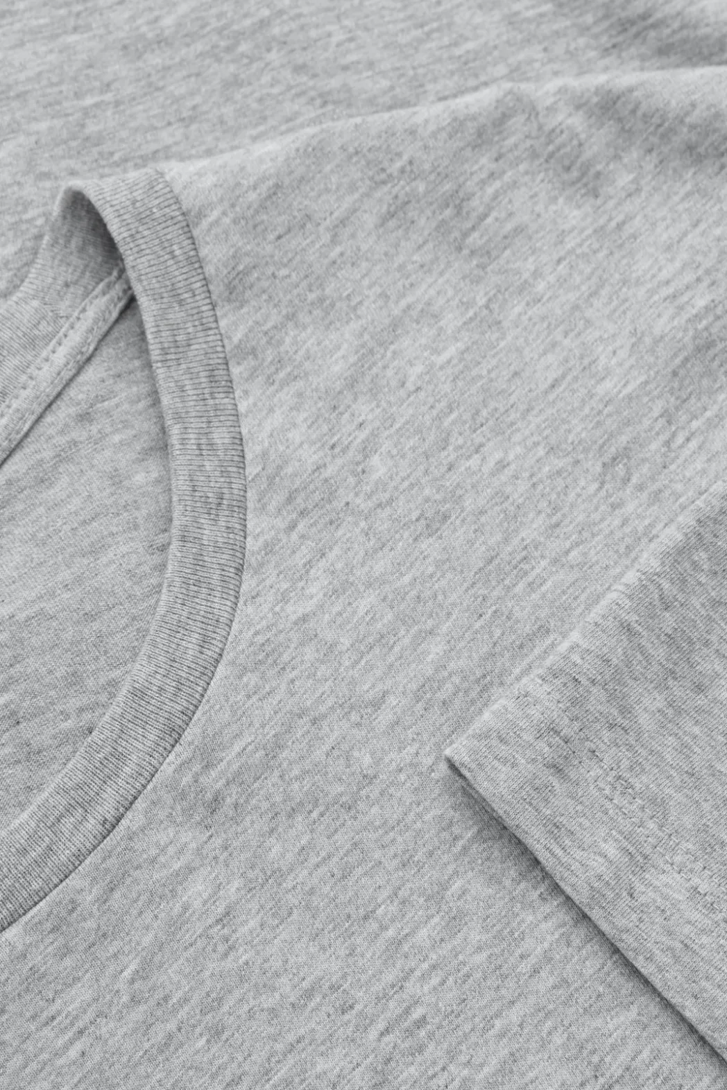 Discount COS 3-PACK REGULAR COTTON T-SHIRTS NAVY / GRAY / WHITE