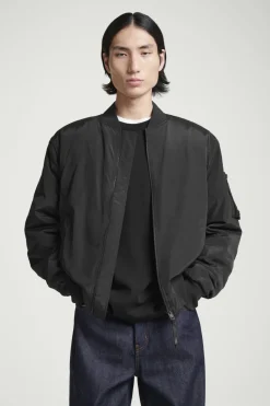 Clearance COS PADDED BOMBER JACKET BLACK