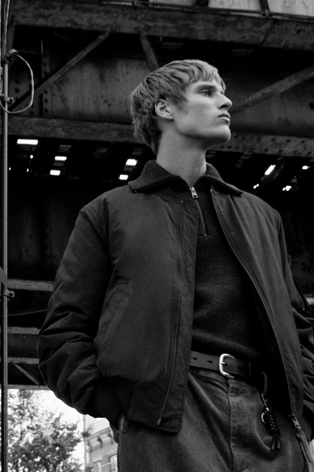 Clearance COS PADDED BOMBER JACKET BLACK