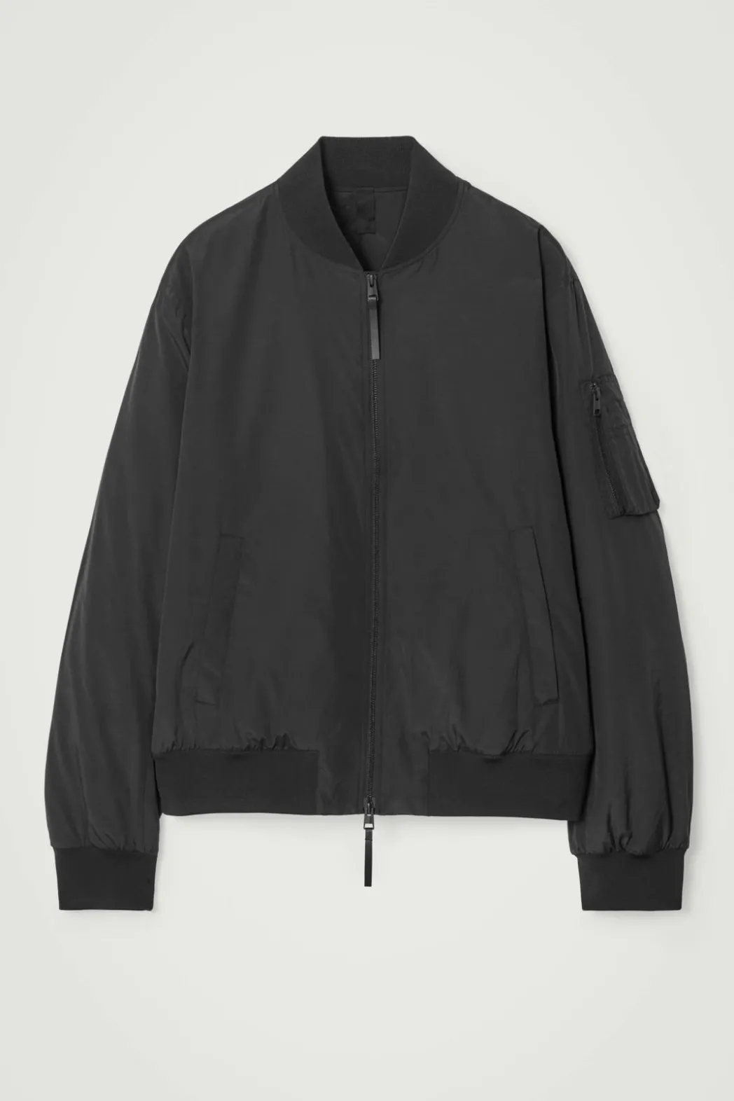 Clearance COS PADDED BOMBER JACKET BLACK