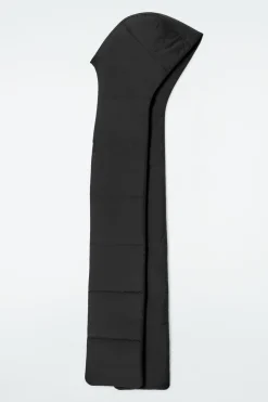Sale COS PADDED HYBRID HOODED SCARF BLACK