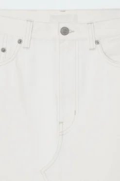 Online COS PANELED DENIM MAXI SKIRT OFF-WHITE