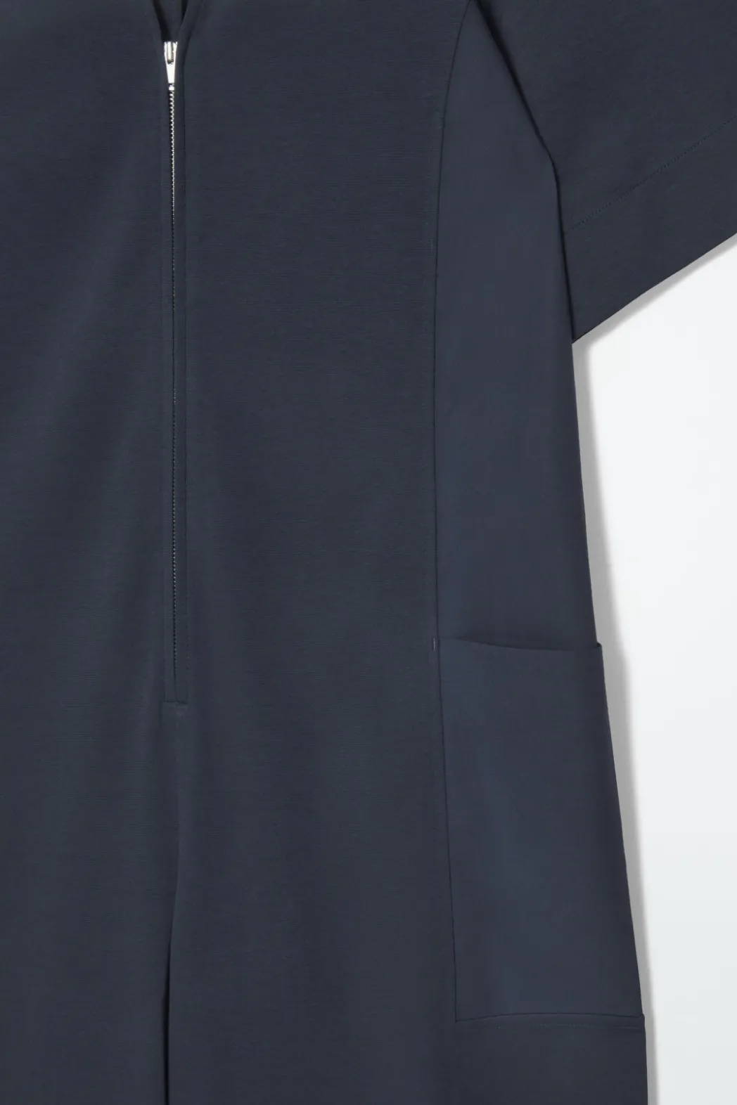 Clearance COS PANELED V-NECK JUMPSUIT NAVY