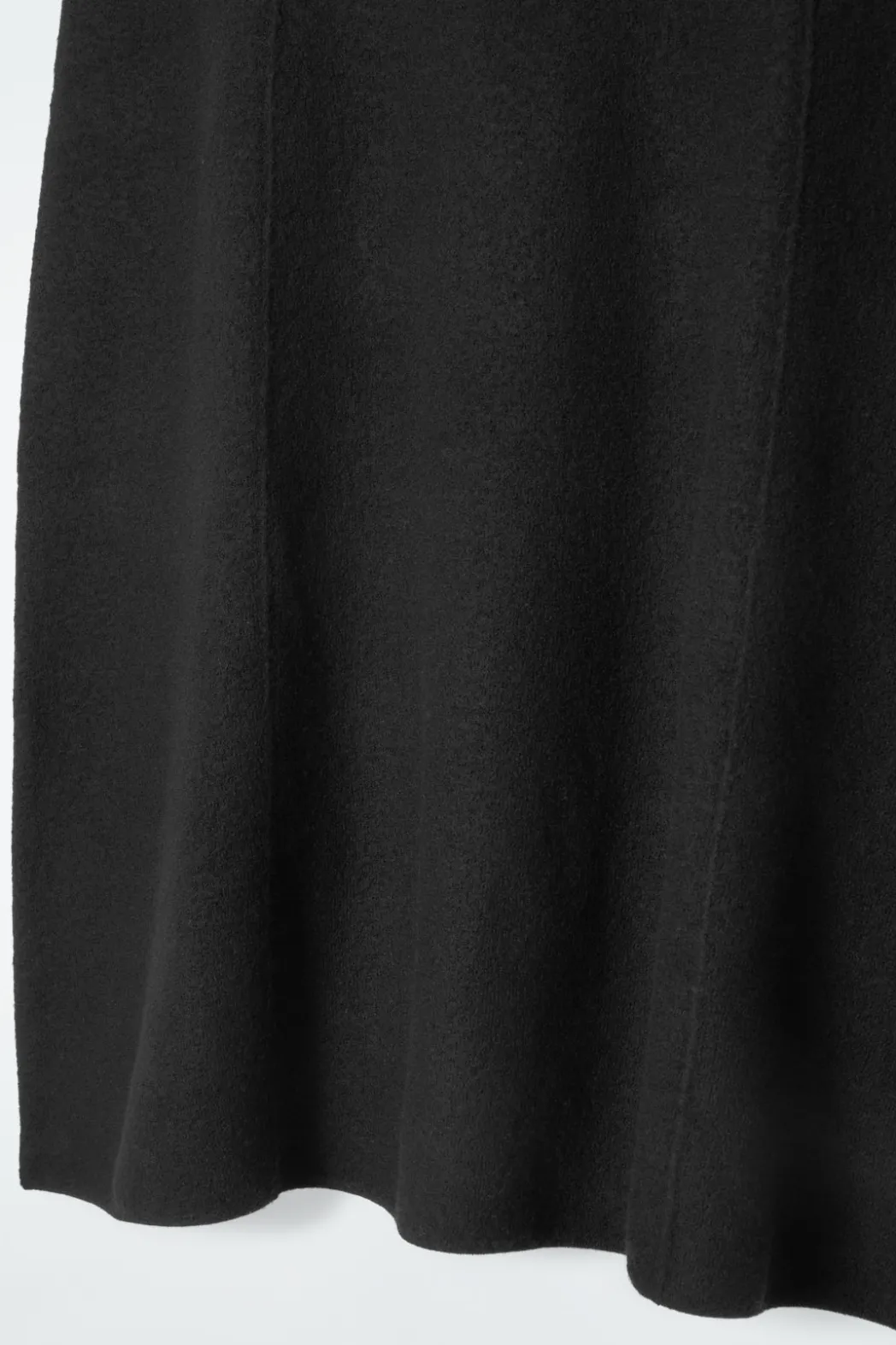 Hot COS PANELED WOOL SHIFT DRESS BLACK