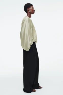 Sale COS PARACHUTE BLOUSE LIGHT GREEN