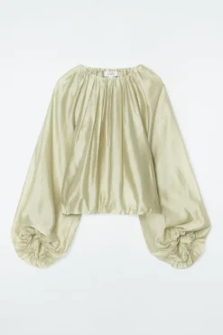 Sale COS PARACHUTE BLOUSE LIGHT GREEN