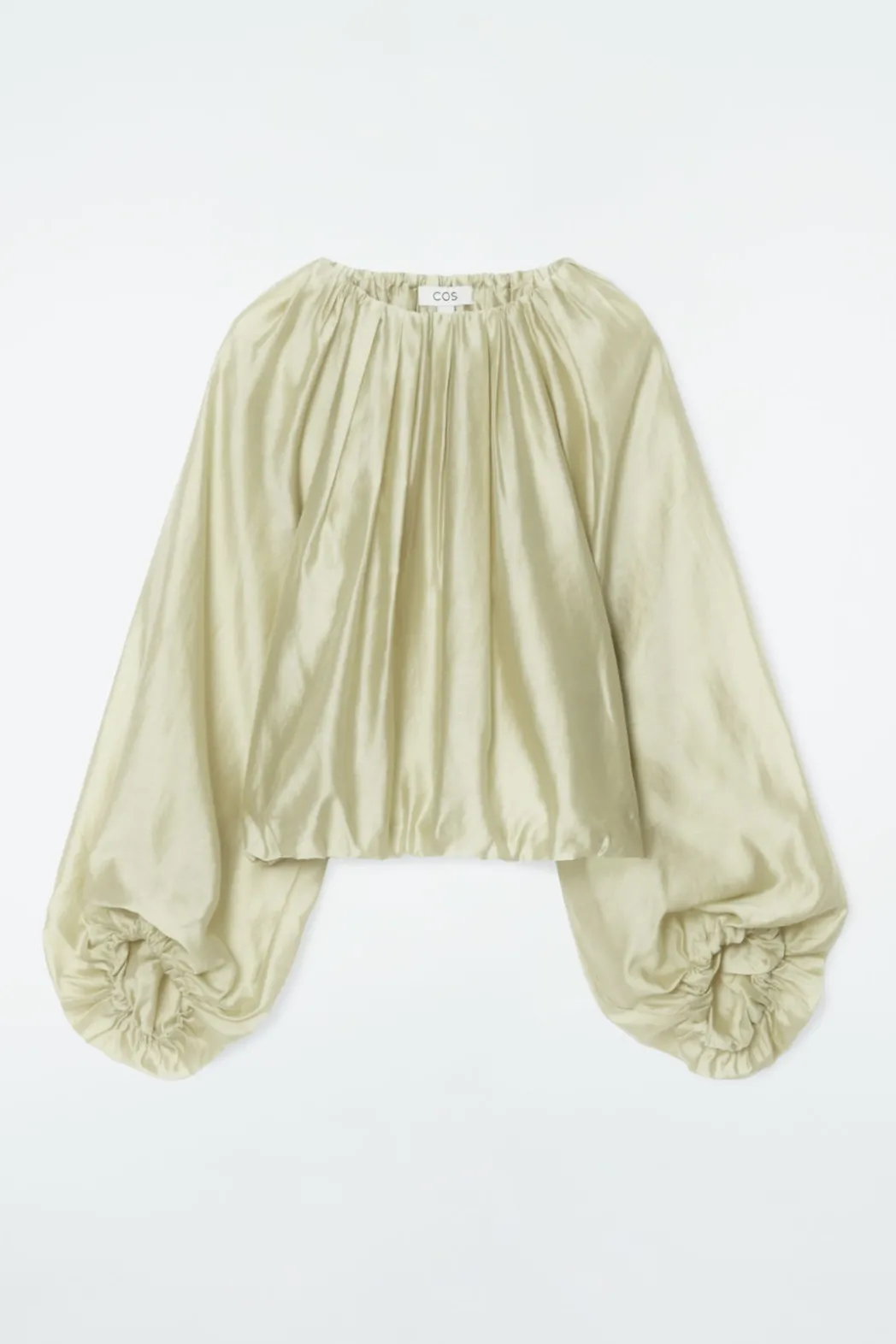 Sale COS PARACHUTE BLOUSE LIGHT GREEN